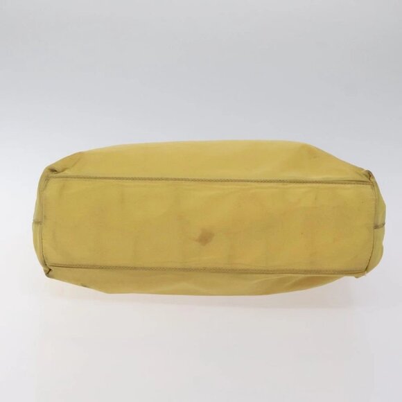 PRADA Hand Bag Nylon Yellow Silver Auth 128229 - Picture 6 of 14